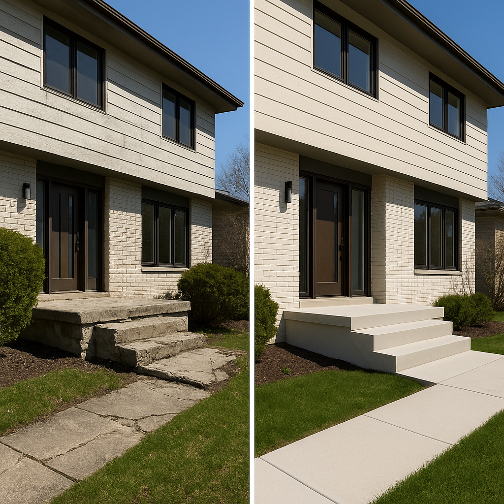 Concrete Repair after repair in Charlton, MA