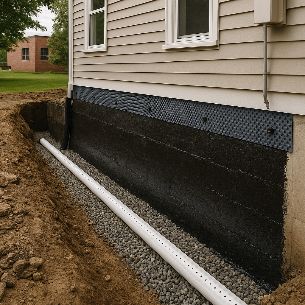 Concrete Repair Installation in Dedham, MA